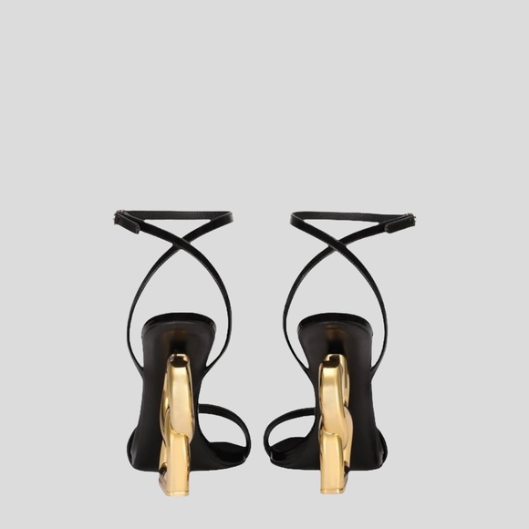 ❌SOLD❌ DOLCE & GABBANA DG Pop Keira 105mm Patent leather sandals✨Size: EU 35 - Picture 5 of 7